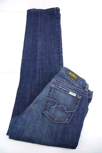 David Kahn Jeanswear Womens Low Rise Boot Cut Blue Jeans Size: 30X33 - Picture 1 of 12