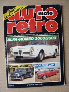 Auto Rétro n°68, Alfa Romeo 2000 2600, BMW 1600 2002, Delahaye 148L, Lancia Auré - Imagen 1 de 1