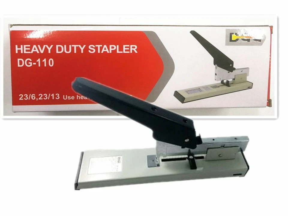 Cucitrice A Leva Alti Spessori Spillatrice 100 Fogli Pinzatrice A Mano Graffette - Immagine 1 di 1