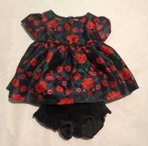 NWT Gymboree Rose Bloomer Set Christmas Party Dressed Up Shop Baby Toddler Girl - Picture 1 of 1