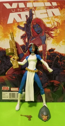 Marvel Legends  MYSTIQUE- WALGREENS EXCLUSIVE + GREAT COMIC UNCANNY X-MEN # 2 Cover