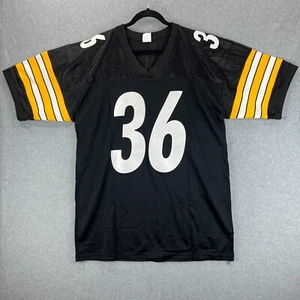 Jerome Bettis Men's Autographed Pittsburgh Steelers #36 Black Jersey PSA Size XL - Picture 1 of 13