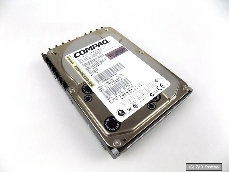 36GB Compaq BD0366459B ID8638 MAN3367MC HDD Festplatte 10000RPM W.Ultra SCSI3 - Bild 1 von 1