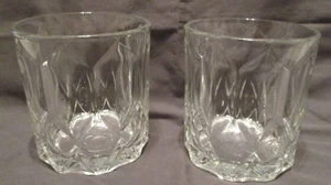 Crown Royal~Low Ball Glasses~3.5" Tall~2 qty - Picture 1 of 12
