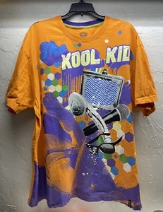 AKADEMIKS The KOOL KID AKDMKS MENS 3XL  T-SHIRT Orange Full Graphics XXXL - Picture 1 of 9