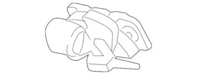 Conjunto de pestillo secundario primario capó Cadillac CTS genuino GM 2014-2019 84053839 Foto 1 de 2