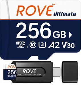 Ultimate Micro SD Card microSDXC 256GB Memory Card with USB Type c - Picture 1 of 6