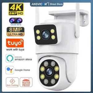 Tuya 4K 8MP Smart WIFI Camera Ai Human Auto Tracking Outdoor PIR Human Detection - Picture 1 of 25