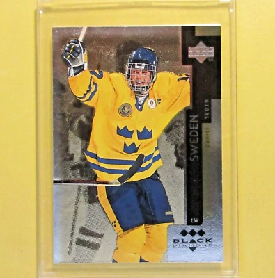 DANIEL SEDIN 1997-98 ROOKIE Black Diamond  Triple Diamond #114  Canucks - Image 1 of 4