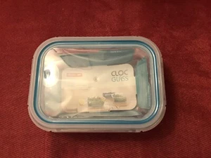 Neoflam CLOC Glas Lebensmittel Aufbewahrung Behälter mit Luftdichtem Deckel, Klar, 12 Unzen - Bild 1 von 3