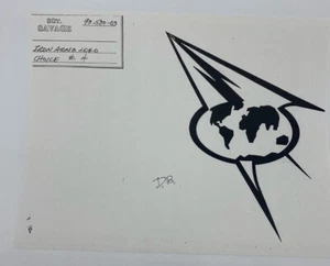 G.I. Joe: Sgt. Savage 1994 Produktion SIGNIERT Darrel Bowen KOPIE Modell Cel Zeichnung - Bild 1 von 2