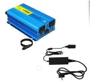 CONVERTIDOR DE VOLTAJE Y FRECUENCIA CAMBIA DE 220V 50HZ A 110V 60HZ ONDA PURA - Bild 1 von 4