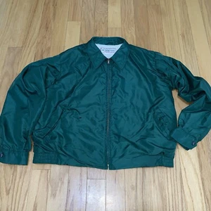 Vintage McGregor Anti-Freeze dunkelgrün Nylon gefüttert Jacke Herren 46 James Dean Rebel - Bild 1 von 10