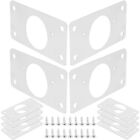 10 Stck. Scharnier Reparaturplatte Türverstärkungsplatte Reparaturhalterung