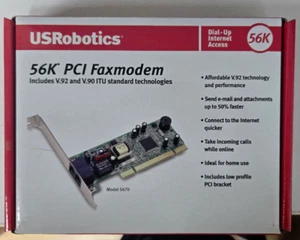 Us Robotics Usr5670 56k Pci Faxmodem - Bild 1 von 2