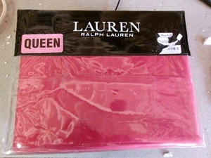 Juego de sábanas Ralph Lauren Admiral Red Queen Dunham Sateen 4 piezas 300 TC B - Imagen 1 de 1