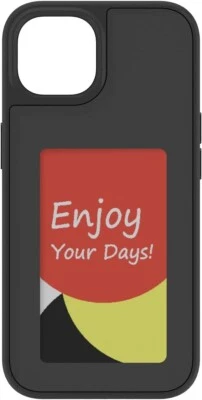 Electronic Paper Case for iPhone 15 e-Paper Case COLOR EINK Case NEW free ship - Image 1 of 4