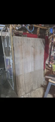 Antique Barn Door Original Hardware Farmhouse  Rustic Cover