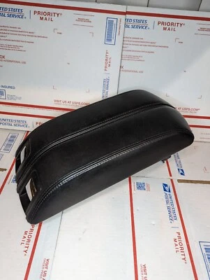 Lincoln MKT 2010-2019 consola central delantera tapa reposabrazos cuero negro OEM Foto 1 de 4