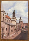 Vintage Krakowskie Przedmiescie Krakowska Gate Lublin Poland Postcard P6g