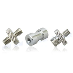 JJC Screw Kit Double Male 1/4" to 1/4" 1/4"to 3/8" Female 1/4" to 3/8" Screw Kit - Picture 1 of 4