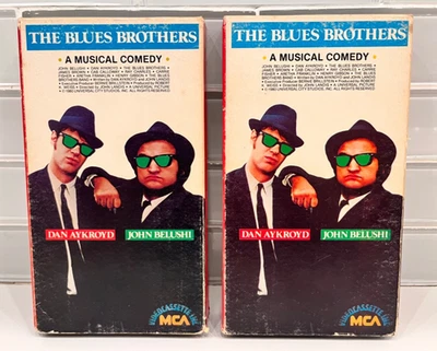 The Blues Brothers VHS Cassette Tapes MCA 1980 Part I & II TRUE 1st RARE RELEASE - Image 1 of 4