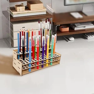 Paint Brushes Holder Easy to Install Large Capacity Can Hold 75 Holes Paint Pen - Picture 1 of 7