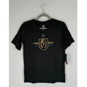 Fanatics NHL Youth Vegas Golden Knights T Shirt Size Large Heather Charcoal New - Picture 1 of 8