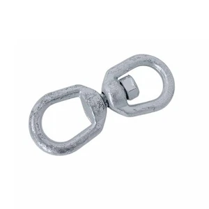 3/8" Eye & Eye Swivel Marine Hot Dipped Galvanized Mooring Connector 2250 lb WLL - Picture 1 of 6