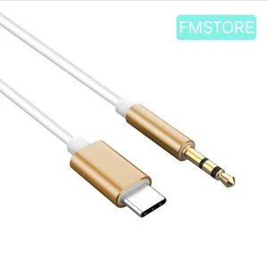 CAVO AUDIO USB TIPO TYPE-C a JACK 3,5 Mm AURICOLARE ALTOPARLANTE ADATTATORE #105 - Photo 1/5