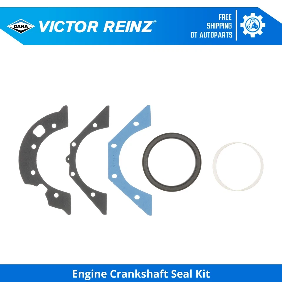 Kit de sello de cigüeñal trasero Victor Reinz 1985 para motor Mercury Topaz 1984-1994 Foto 1 de 1