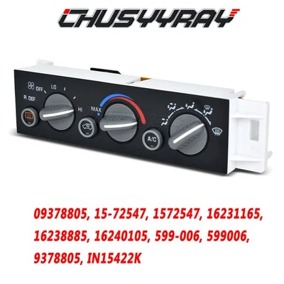 Para Chevrolet K1500 K2500 1996-00 aire acondicionado calefacción climatizador 9378805 1572547 Foto 1 de 4