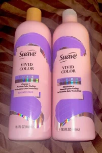 Set Of 2 Suave Vivid Color Shampoo/Conditioner For Color Treated Hair-16.5oz-New - Picture 1 of 2
