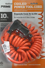 Ad010610 10' 16/3 SJT orange aufgerollt Elektrowerkzeug Kabel
