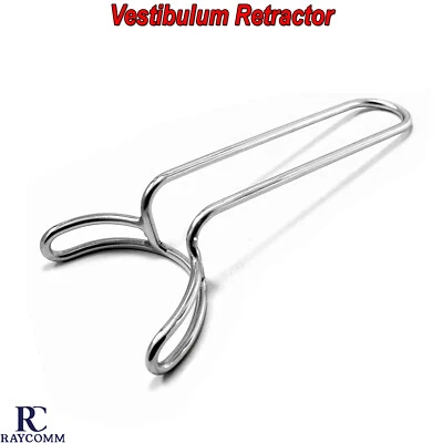 Vestíbulo dental retractor de mejillas y labios boca quirúrgica abridor labial herramienta de metal Foto 1 de 4