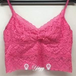 ๐ป Gilly Hicks ๐ป Pink Unlined Bralette Top XS NEW AUTH ๐ป - Picture 1 of 6