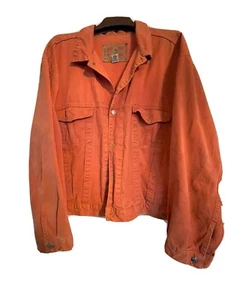 Bruce Springsteen XXL 1993 Tour Jacket Diesel Mens w/Backstage Pass Orange RARE - Picture 1 of 24