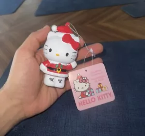 RARE Sanrio Hello Kitty Santa Snow Suit 2010 Kurt S Adler Christmas Ornament NWT - Picture 1 of 3
