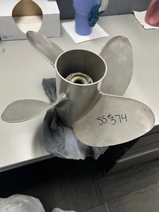 SS#374 13.75x25 RH 4B Stainless Steel Trophy+ Propeller - Foto 1 di 2