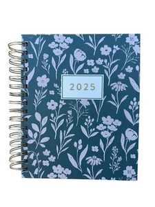 ECCOLO 2024-2025 18-Month Planner ~ Monthly/Weekly Pages Stickers Flowers - Picture 1 of 8