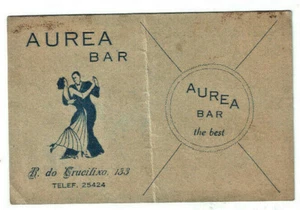 1954 Aurea Bar Werbekarte Lissabon Die besten netten Mädchen und das ist alles - Bild 1 von 4