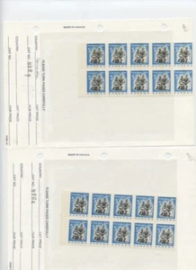 3 BOOKLET PANES #509q, 588a and 488q CAT VALUE $14.00 - Picture 1 of 2