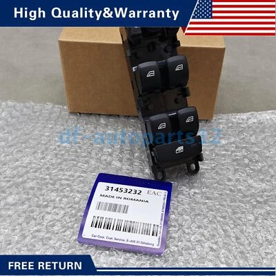 New Power Window Switch Front Driver Side For Volvo S80 XC70 2007-2016 31453232 - Image 1 of 4