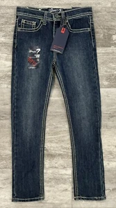 Seven Premium Denim Boys Skinny Leg Fit Jeans Size 10 Brand NEW 26x25 - Picture 1 of 9