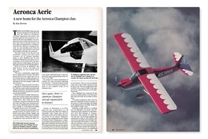 Aronca Aerie Aircraft Report 6/20/2025a - Picture 1 of 1