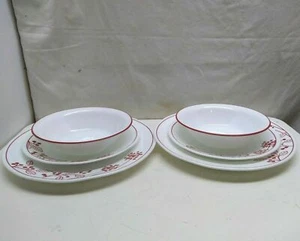 Correlle Vitrelle Dinner, Side Plates & Bowls Replacement Set Of 6 Pcs USA White - Picture 1 of 4