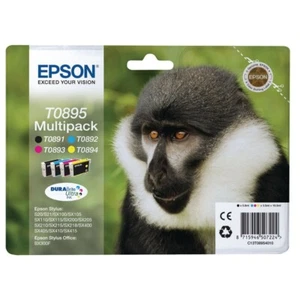 CARTUCCIA EPSON T089 SCIMMIA ORIGINALE - MULTIPACK COLORI - Foto 1 di 6