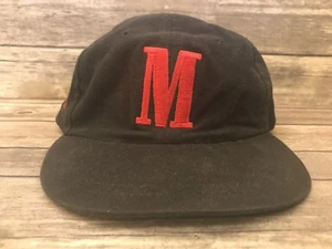 Vintage Marlboro Cigarettes Mens Black Trucker Hat Rare Strapback Cap Horse Logo - Picture 1 of 12