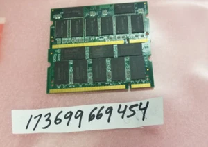  1GB = 2X 512MB  2RX8 DDR DDR1 PC2700 DDR1-333 2700 333MHZ 333 200PIN NON-ECC  - Picture 1 of 1