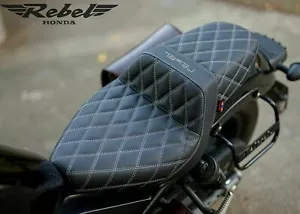 SADDLE RACER DUAL STYLE SEAT PAD CUSHION FOR HONDA REBEL CMX 300 500 2017-2025 - Bild 1 von 10